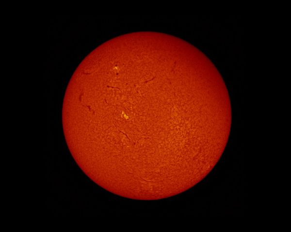Sun in H-alpha, 30 apr 2014, 15:34 - Astrophotography