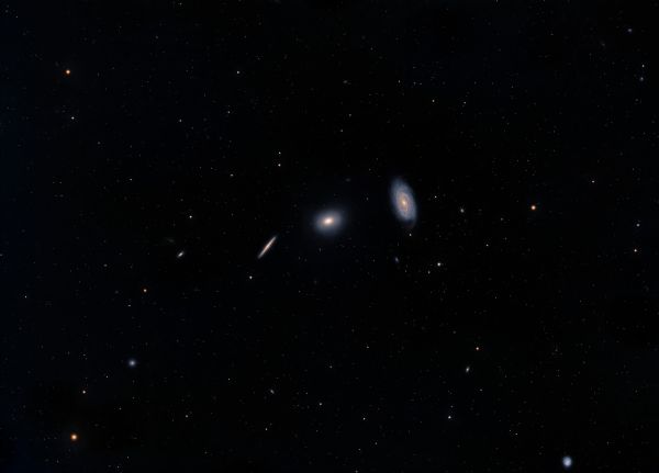 Dragon Trio (NGC 5981, NGC 5982, NGC 5985) - Astrophotography