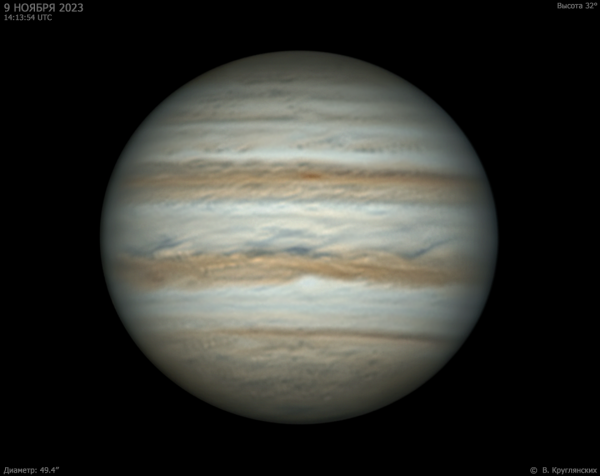 Jupiter on November 9, 2023 - Astrophotography