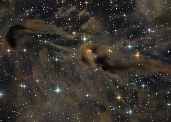 LDN 1152 Nebula Complex in LRGB filters - Astrophotography