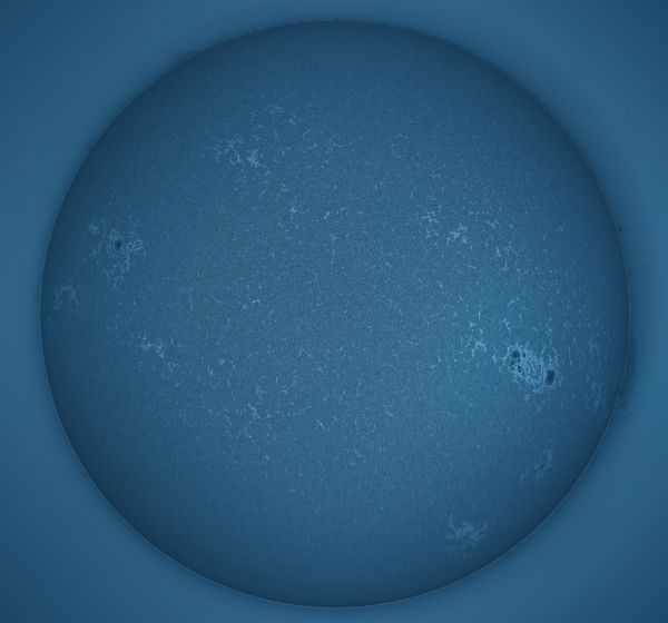 The Sun in CaK on June 23, 2022 - Astrophotography