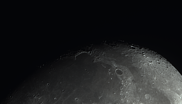 Lunar surface. October 16, 2021 - Astrophotography