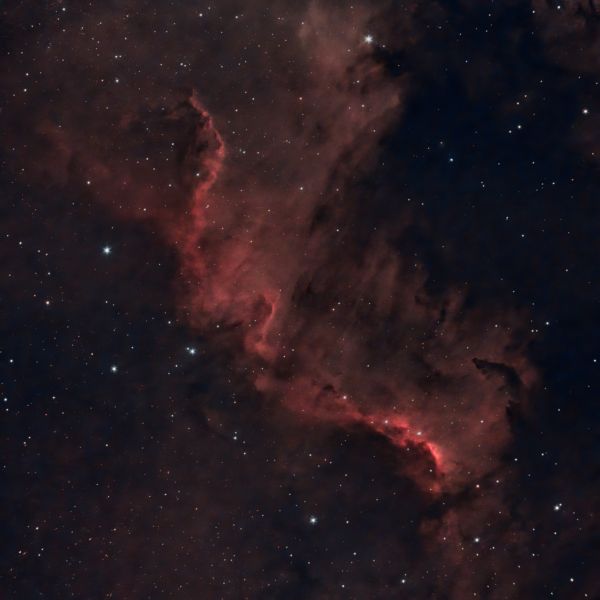 Cygnus Wall (part of the North America Nebula) - Astrophotography
