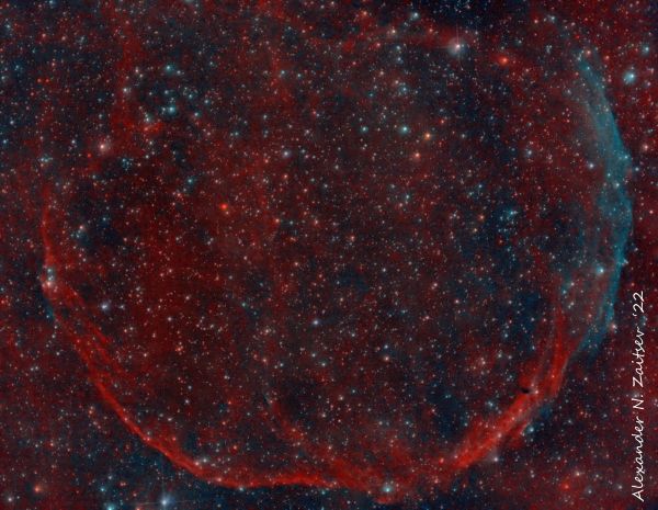 CTB1 - Abell 85 - (Garlic) Supernova remnant in HOO palette - Astrophotography