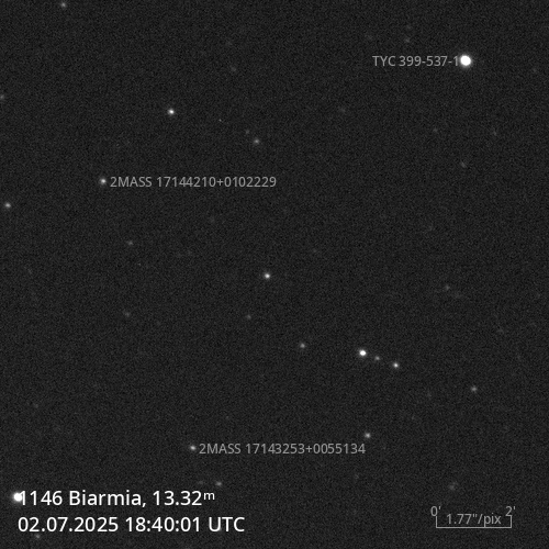 (1146) Biarmia - Astrophotography