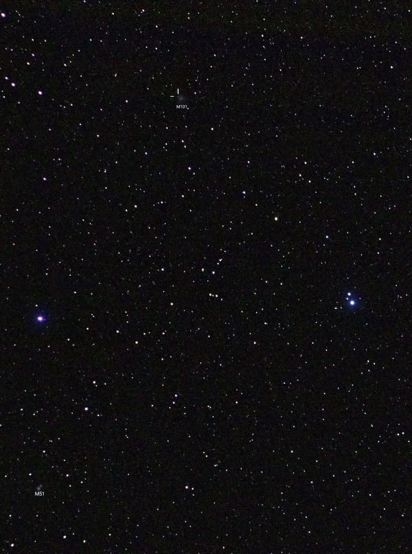 M51, supernova sn2023ixf in galaxy M101 - Astrophotography