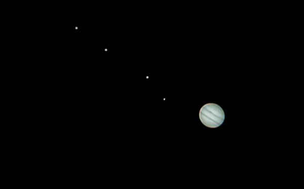 Jupiter with its moons - Astrophotography