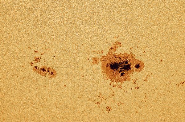 The Sun and sunspot group AR 13780 (10.08.2024) - Astrophotography