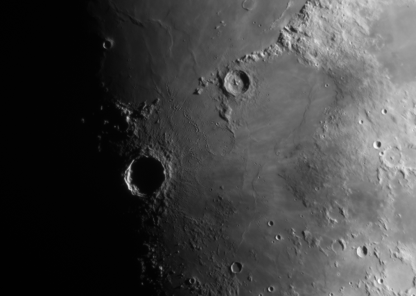 Craters Copernicus and Eratosthenes - Astrophotography