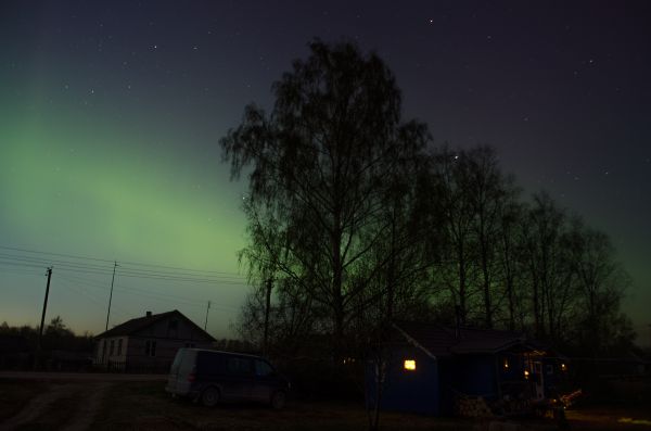 Aurora in Vorobino - Astrophotography