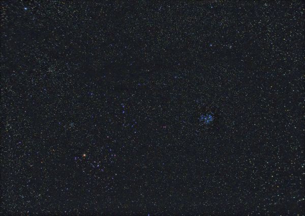 The constellation Taurus with its Pleiades and Hyades. - Astrophotography