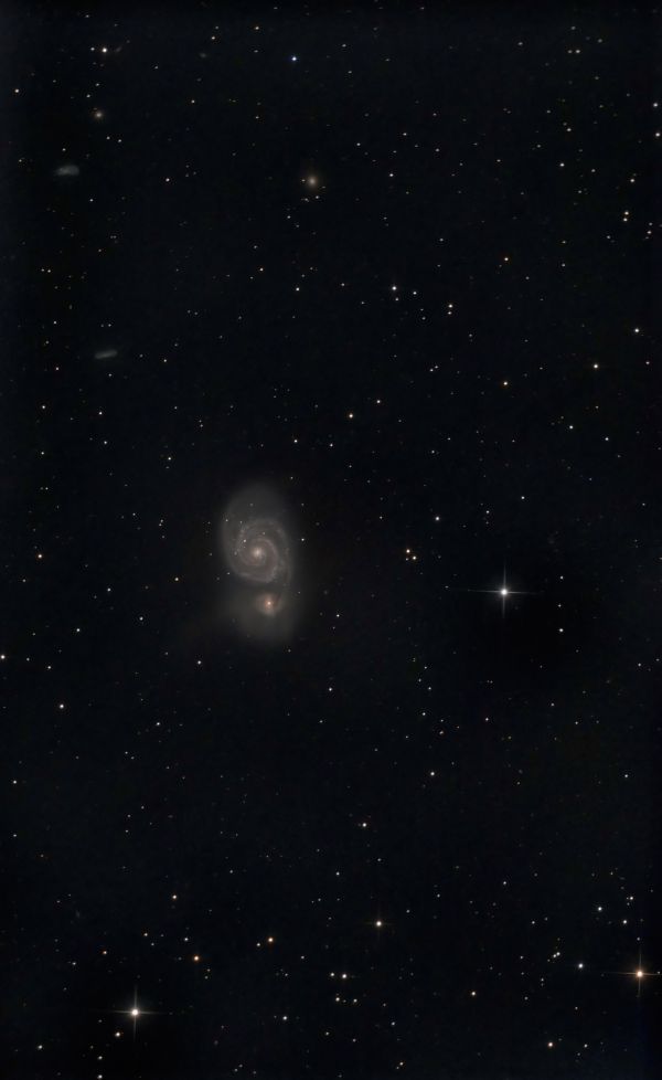 Whirlpool Galaxy Messier 51 - Astrophotography