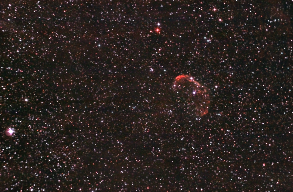 The Crescent Nebula (also known as NGC 6888 or LBN 203). July 27, 2021 - Astrophotography