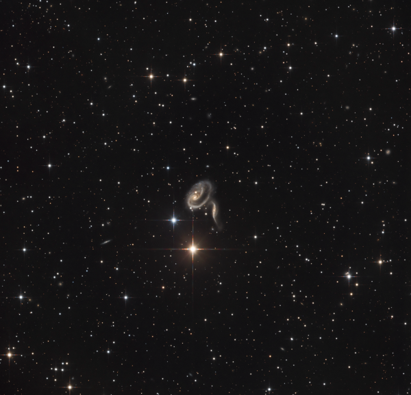 Arp 273 - interacting galaxies UGC1810 and 1813 - Astrophotography