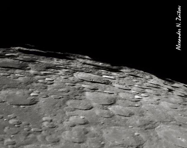 The region of crater SCHOMBERGER - Astrophotography