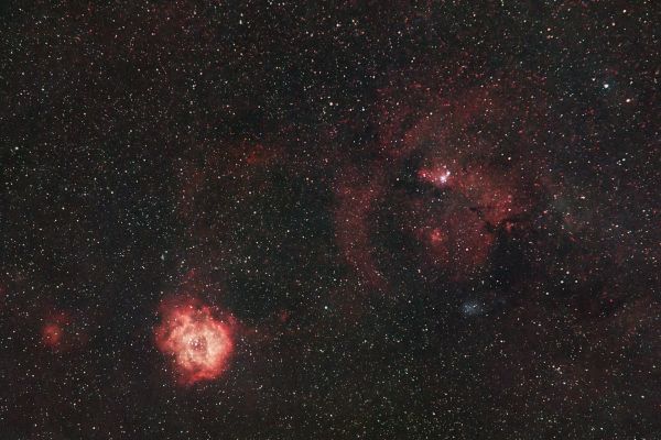 The Rosette Nebula and its neighbors - Astrophotography