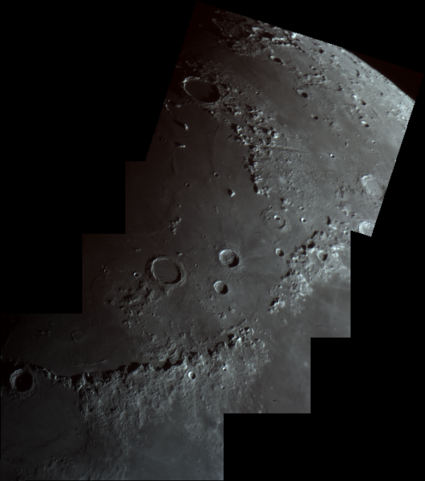 Mare Imbrium, Montes Apenninus, and so on - Astrophotography