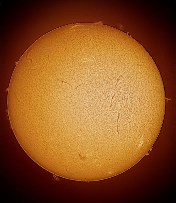 The Sun 07-04-23 colorized - Astrophotography