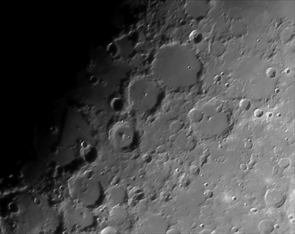 Craters Ptolemaeus, Alphonsus, Arzachel. - Astrophotography
