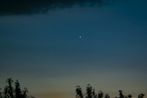 Conjunction of Mercury and Venus - Astrophotography