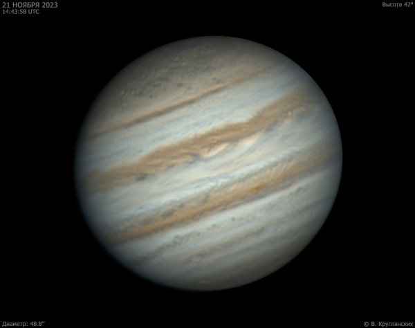 Jupiter on November 21, 2023 - Astrophotography