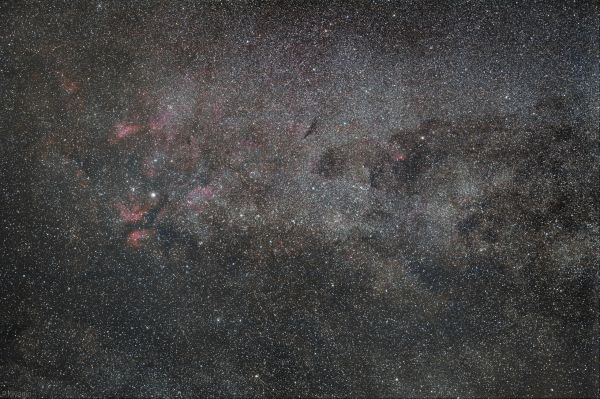 A section of the Milky Way, constellation Cygnus - Astrophotography