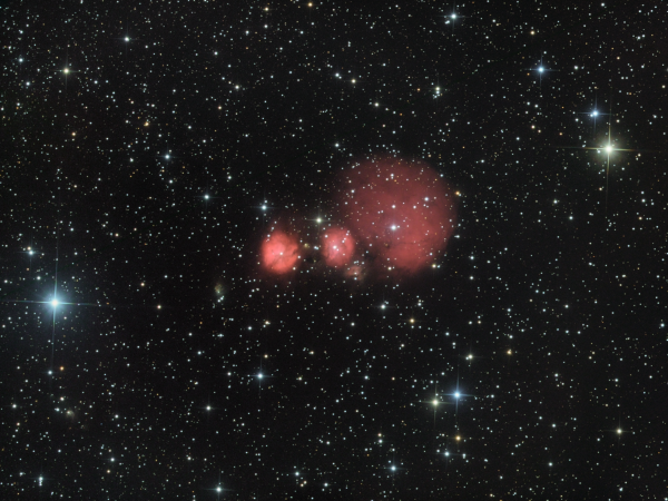Sh2-254/LBN858 (Emission Neb.) Ha_LRGB - Astrophotography