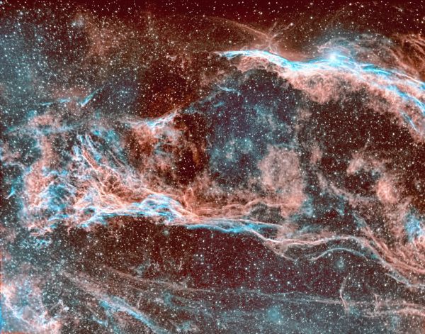 ngc6960 Ha OIII - Astrophotography