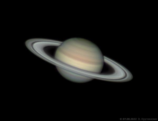 Saturn on August 7, 2022 - Astrophotography