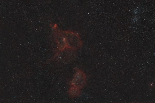Chi-Ash and a bit of hydrogen - Astrophotography