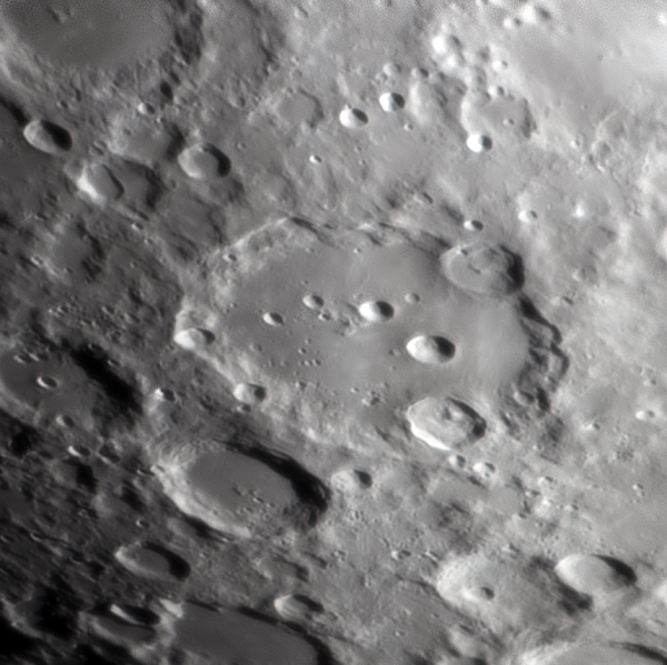 Lunar crater Clavius - Astrophotography