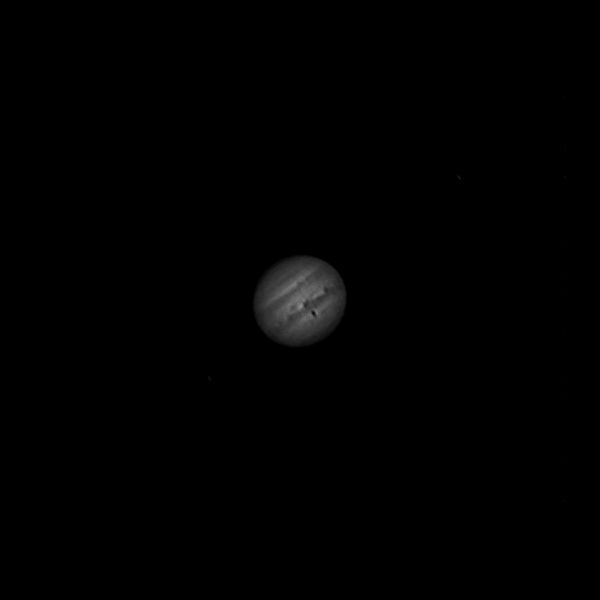 Jupiter with the shadow of Ganymede, June 19, 2020 - Astrophotography