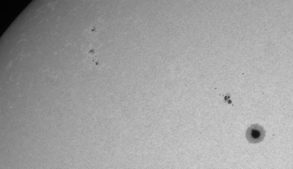 Sun (groups 4087, 4089) 09:23 UTC+5 17.05.2025 - Astrophotography