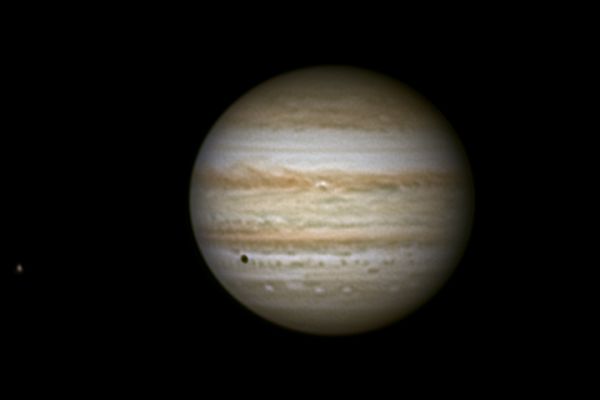 Jupiter and Europa, July 30, 2022, 00:07 UT - Astrophotography