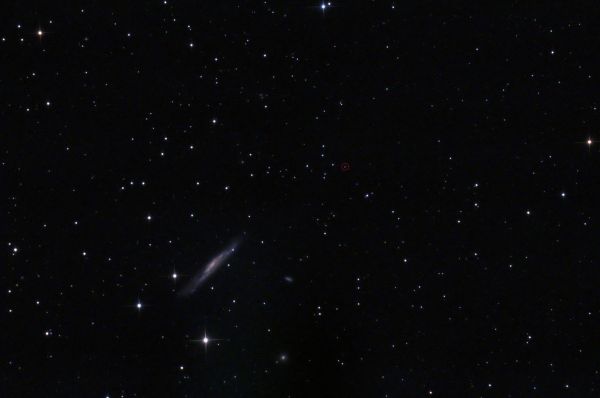 NGC3079 + quasar QSO 0957+561 - Astrophotography