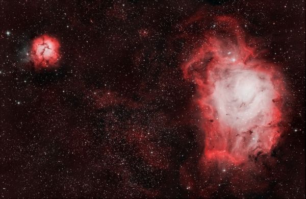 M8 and M20 - Astrophotography