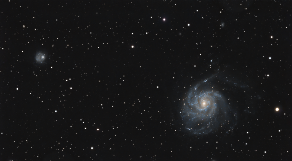M101 & NGC 5474 - Astrophotography