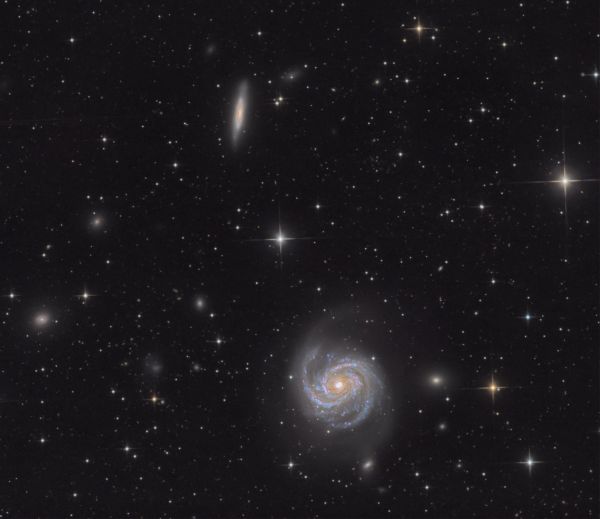 M100 &amp; NGC4312 - Astrophotography