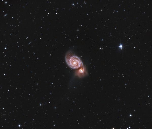 M51 Whirlpool galaxy - Astrophotography