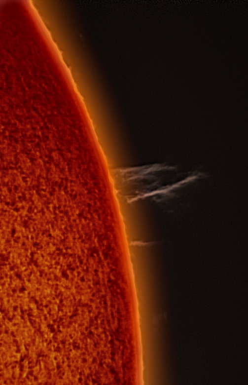 Prominence on September 6, 2020 - Astrophotography