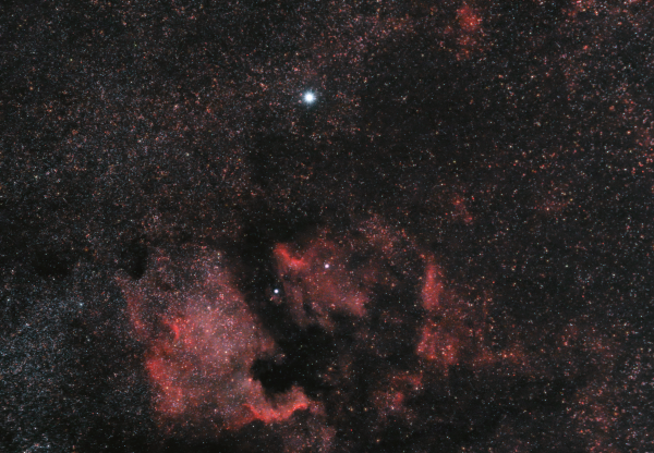 The North America Nebula and the Pelican Nebula - Astrophotography