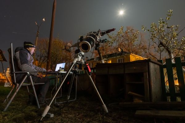 Moon photography on October 28, 2020. - Astrophotography