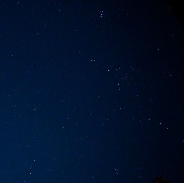 The constellation Taurus and the open star cluster M45, the Pleiades. - Astrophotography