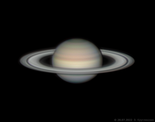 Saturn on July 28, 2022 - Astrophotography