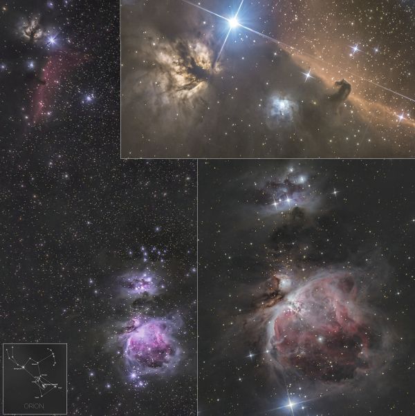 m42, Horsehead nebula - Astrophotography