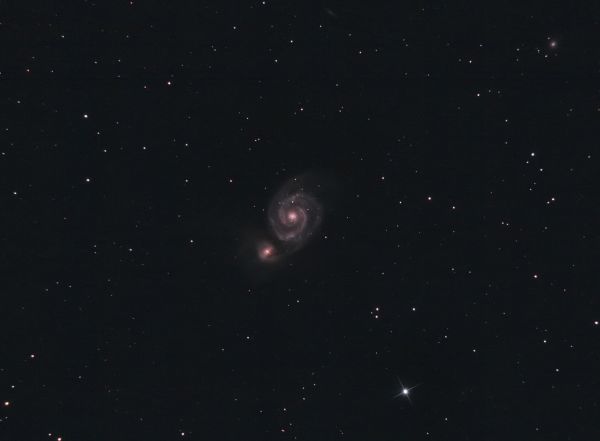 M51 Whirpool & NGC5195 - Astrophotography
