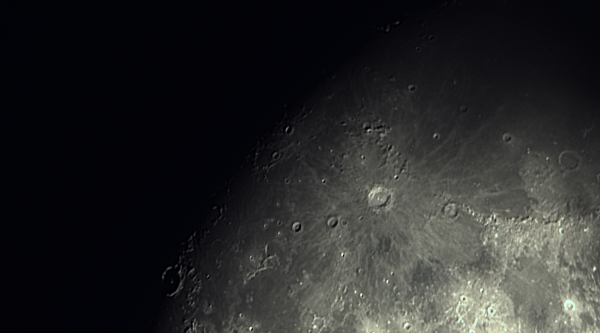 Lunar surface. October 16, 2021 - Astrophotography