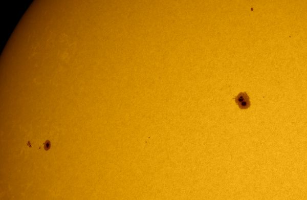 Sunspots on April 8th - Astrophotography