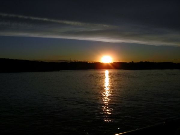 Sunset over the river - Astrophotography