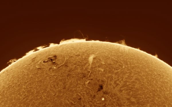 Solar activity 06.07.2024 AR3733, AR3729 - Astrophotography